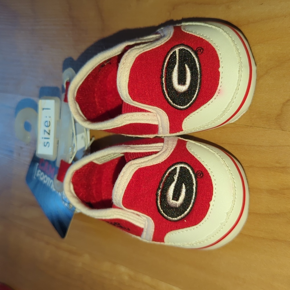 University of Georgia UGA Infant Shoes Size 1